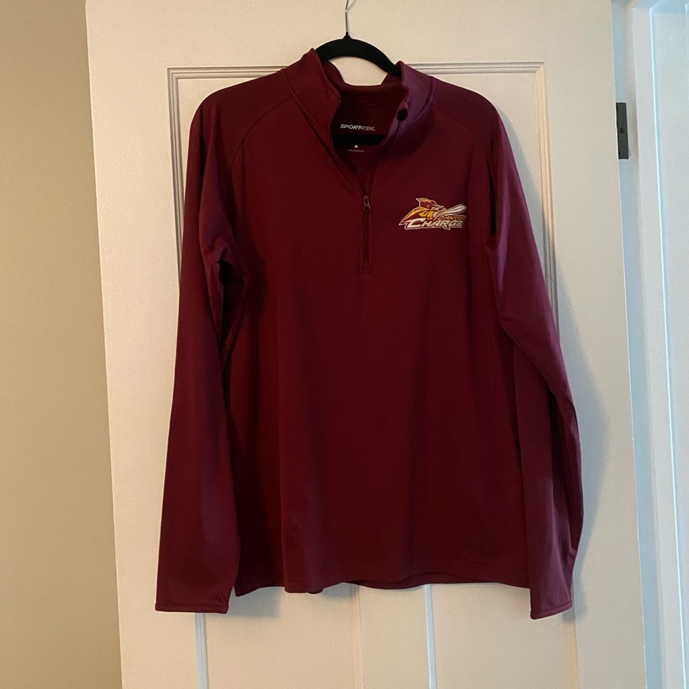 Sport-Tek Burgundy Half-Zip Pullover